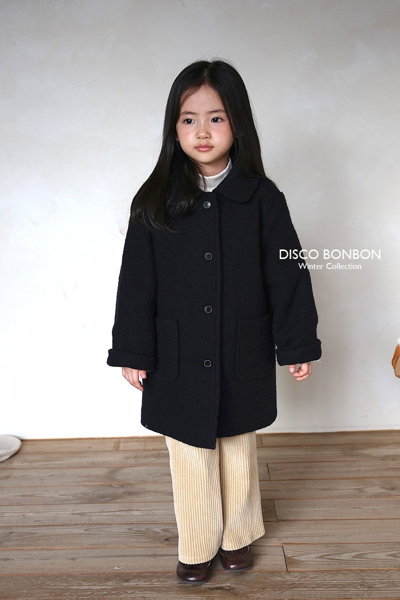 Disco Bonbon - Korean Children Fashion - #childofig - Momo Half Coat - 7