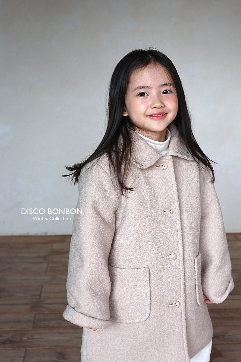 Disco Bonbon - Korean Children Fashion - #childofig - Momo Half Coat - 8