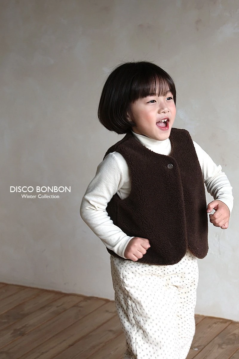 Disco Bonbon - Korean Children Fashion - #childofig - Cozy Vest - 5