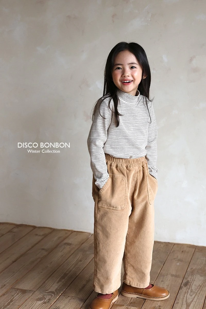 Disco Bonbon - Korean Children Fashion - #childofig - Cheese Span Corduroy Pants - 11