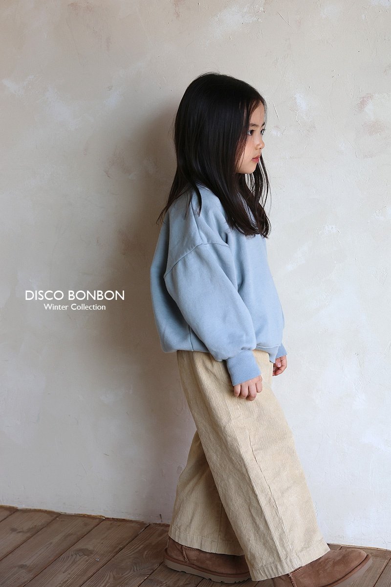 Disco Bonbon - Korean Children Fashion - #childofig - Semi-wide Corduroy Pants - 10