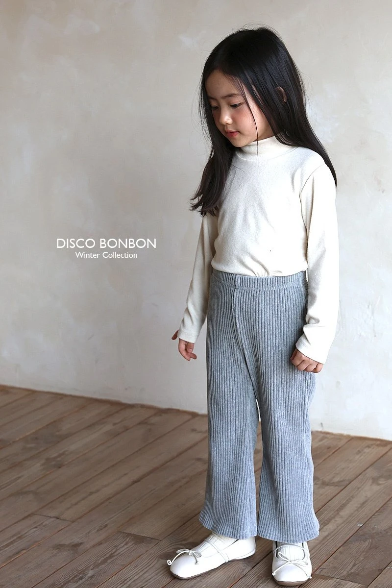 Disco Bonbon - Korean Children Fashion - #childofig - Veloa Bootcut Pants - 8