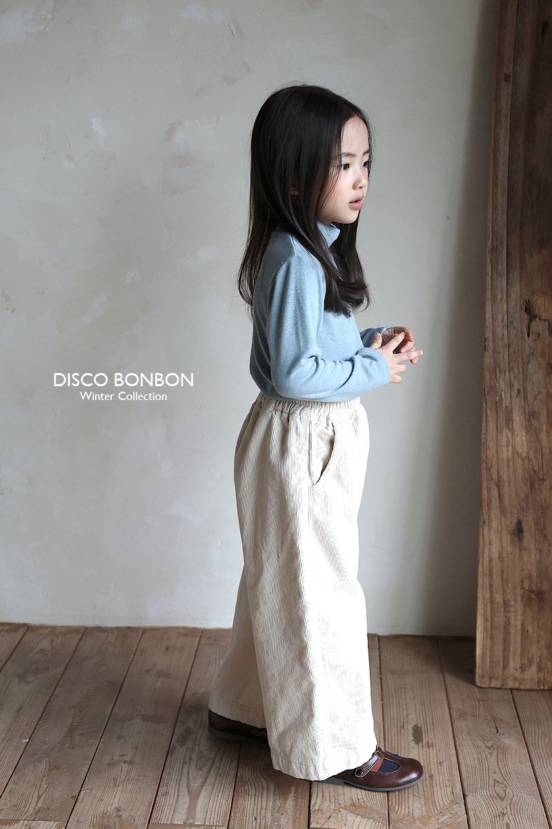 Disco Bonbon - Korean Children Fashion - #childrensboutique - Soft Winter Turtleneck Tee - 5