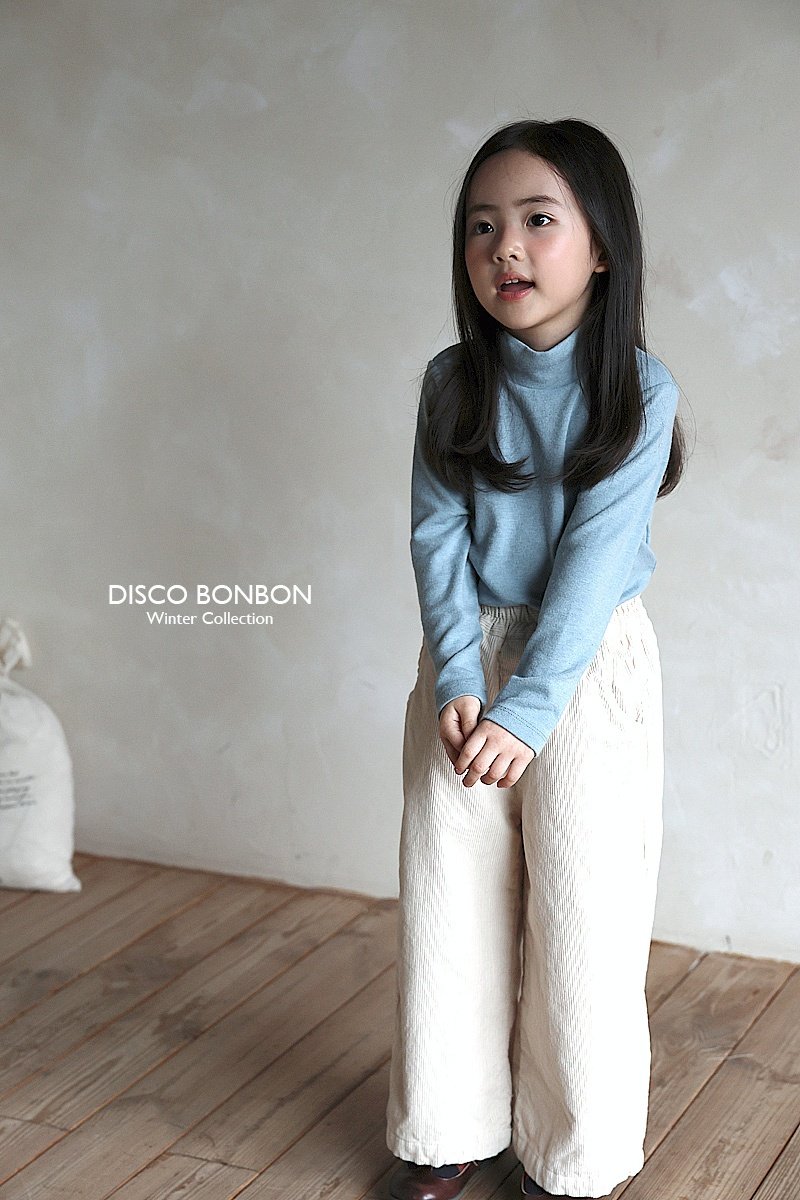 Disco Bonbon - Korean Children Fashion - #designkidswear - Soft Winter Turtleneck Tee - 6