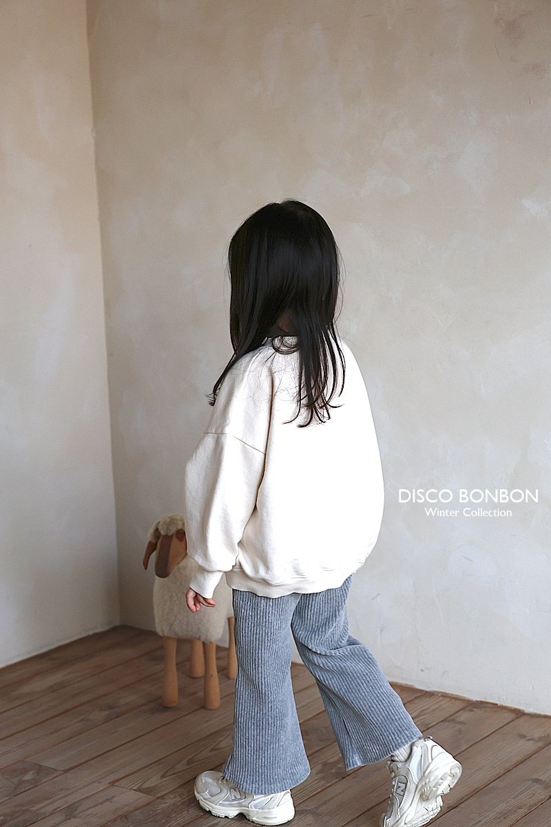 Disco Bonbon - Korean Children Fashion - #designkidswear - Veloa Bootcut Pants - 10