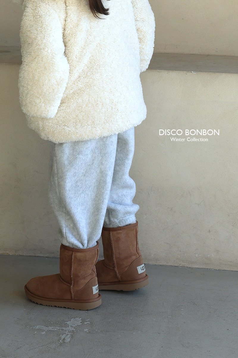 Disco Bonbon - Korean Children Fashion - #designkidswear - Thick Fleece Pants - 9