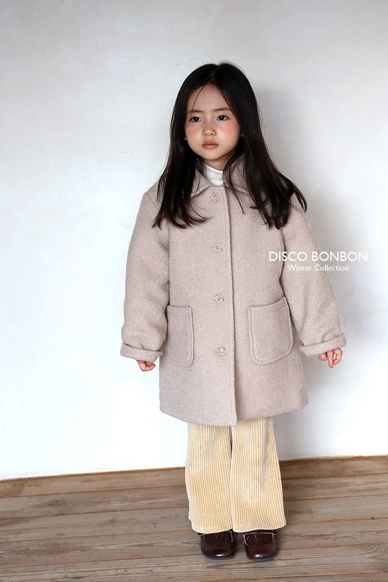 Disco Bonbon - Korean Children Fashion - #discoveringself - Momo Half Coat - 11