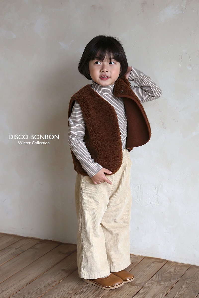 Disco Bonbon - Korean Children Fashion - #discoveringself - Bubble Bubble Vest - 10