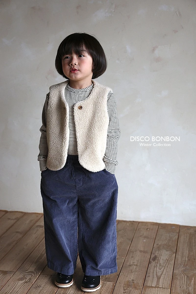 Disco Bonbon - Korean Children Fashion - #discoveringself - Cozy Vest - 9