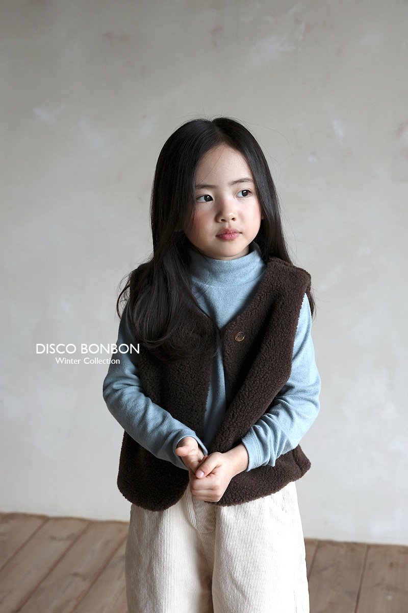 Disco Bonbon - Korean Children Fashion - #discoveringself - Soft Winter Turtleneck Tee - 7