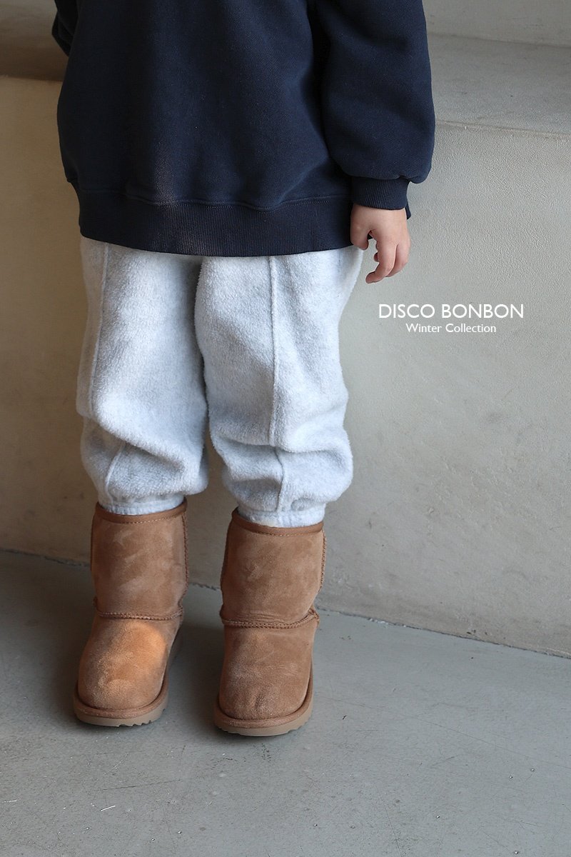 Disco Bonbon - Korean Children Fashion - #discoveringself - Thick Fleece Pants - 10