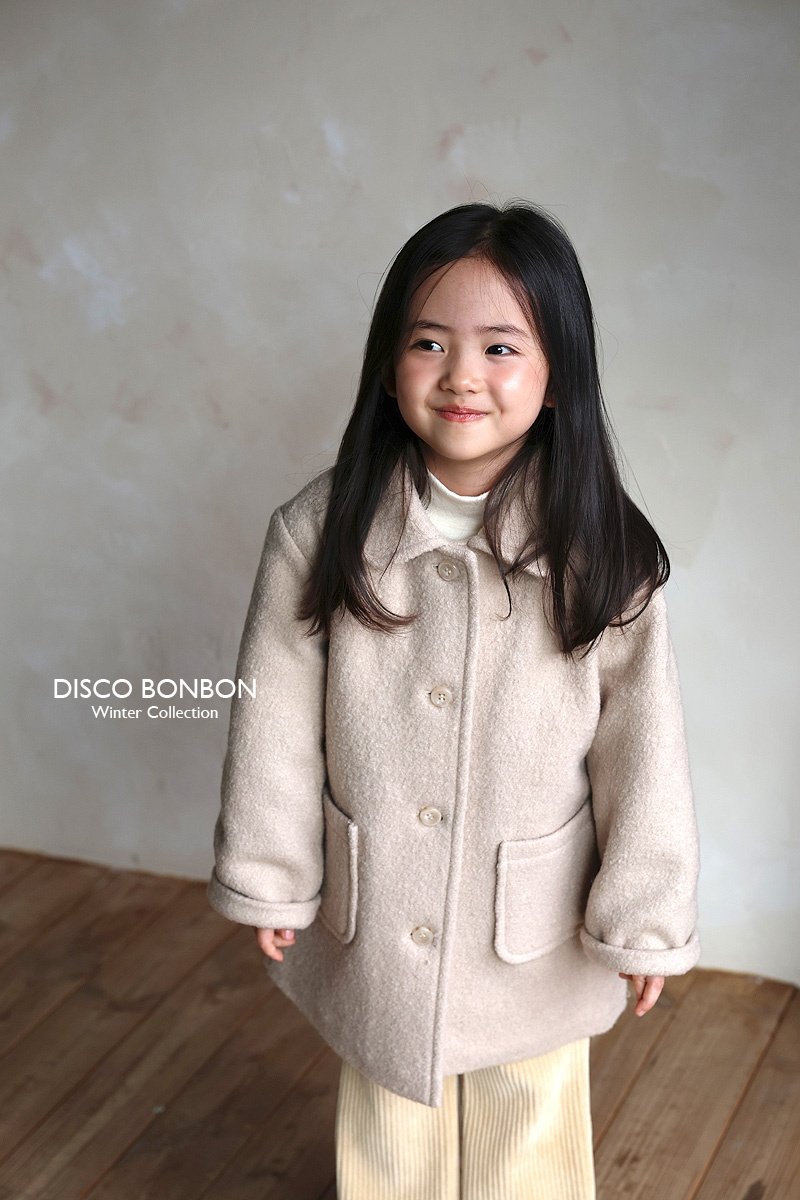 Disco Bonbon - Korean Children Fashion - #fashionkids - Momo Half Coat - 12