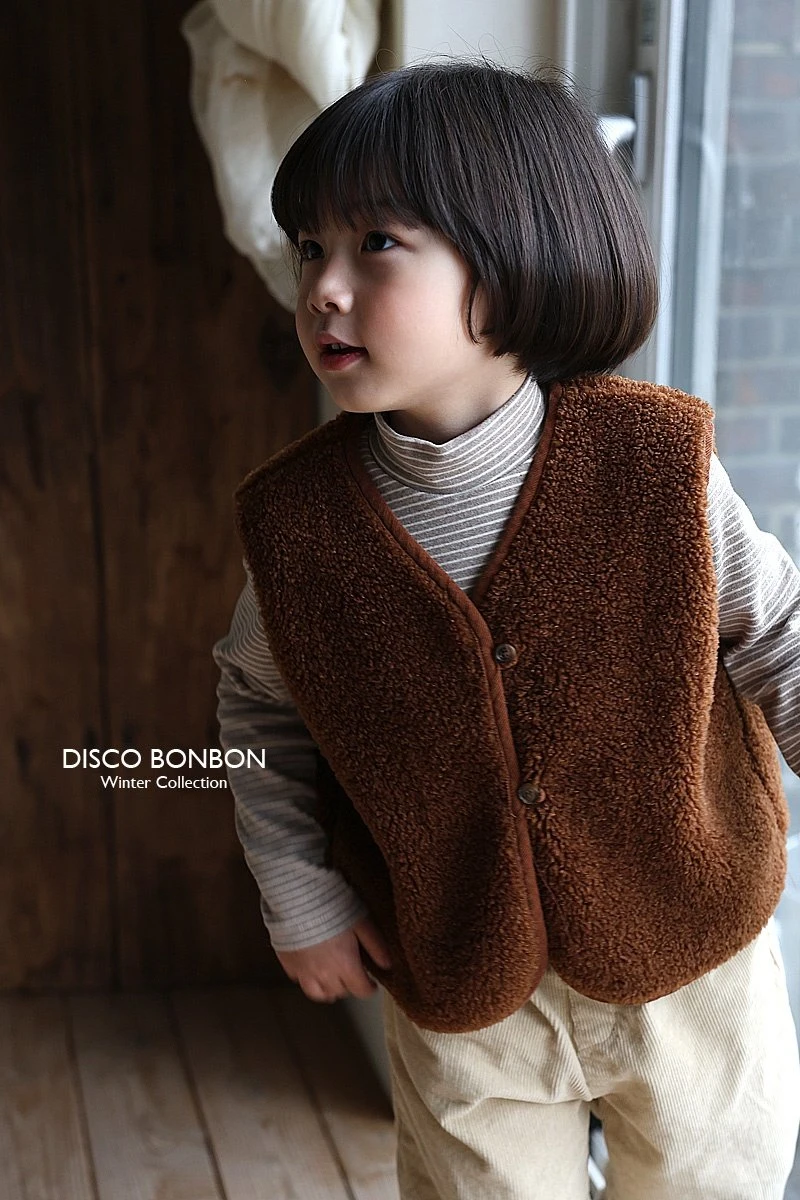 Disco Bonbon - Korean Children Fashion - #kidsshorts - Bubble Bubble Vest - 12