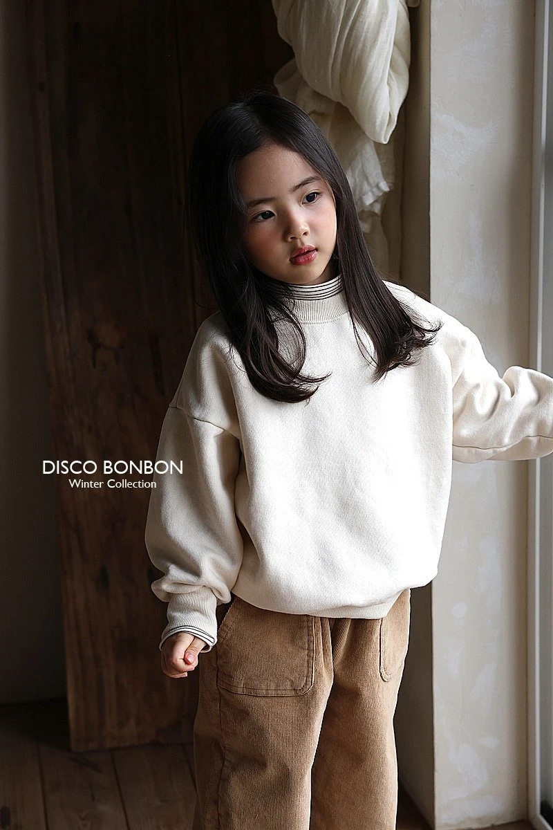 Disco Bonbon - Korean Children Fashion - #kidsshorts - Air Basic Sweatshirts - 7