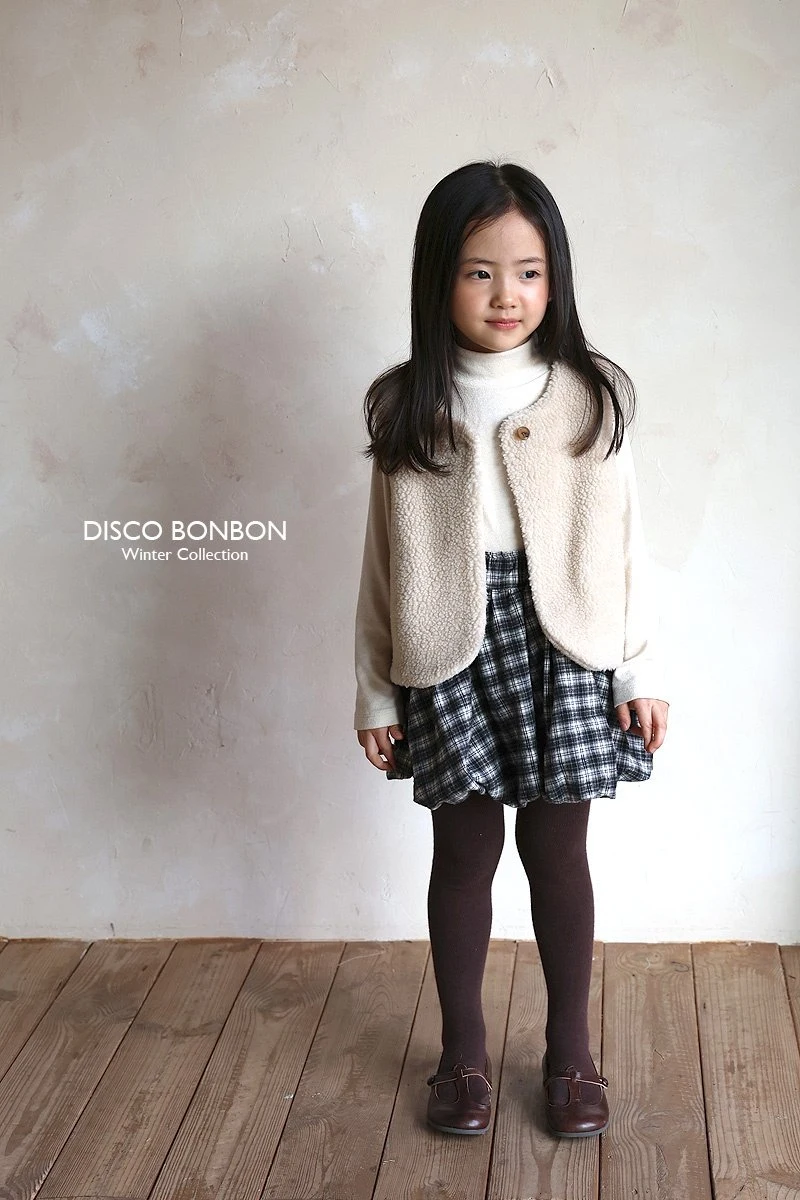 Disco Bonbon - Korean Children Fashion - #kidsstore - Cozy Vest - 12