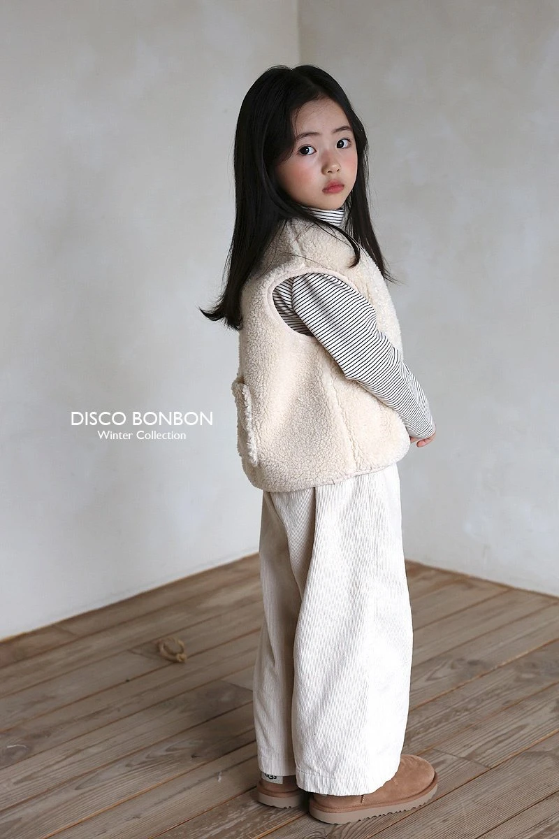 Disco Bonbon - Korean Children Fashion - #kidsstore - Stripe Winter Turtleneck Tee - 7