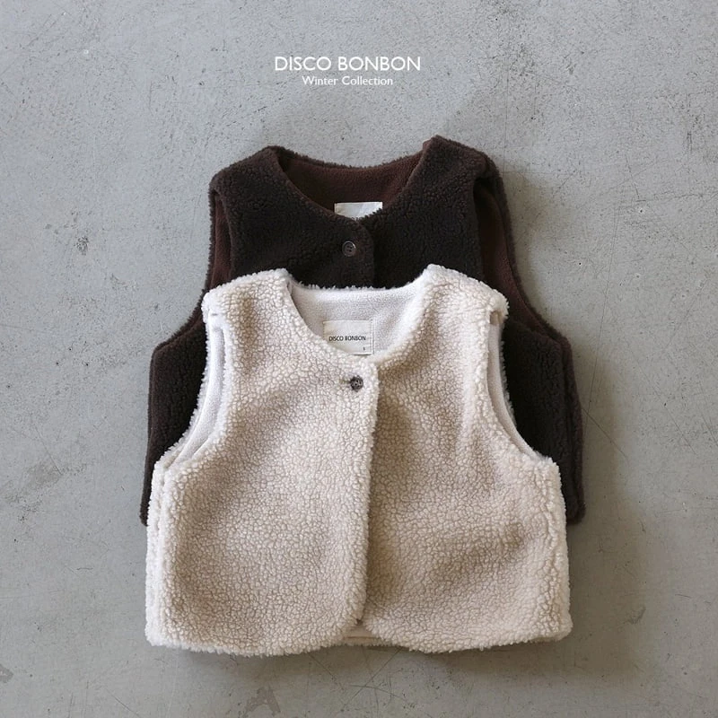 Disco Bonbon - Korean Children Fashion - #littlefashionista - Cozy Vest