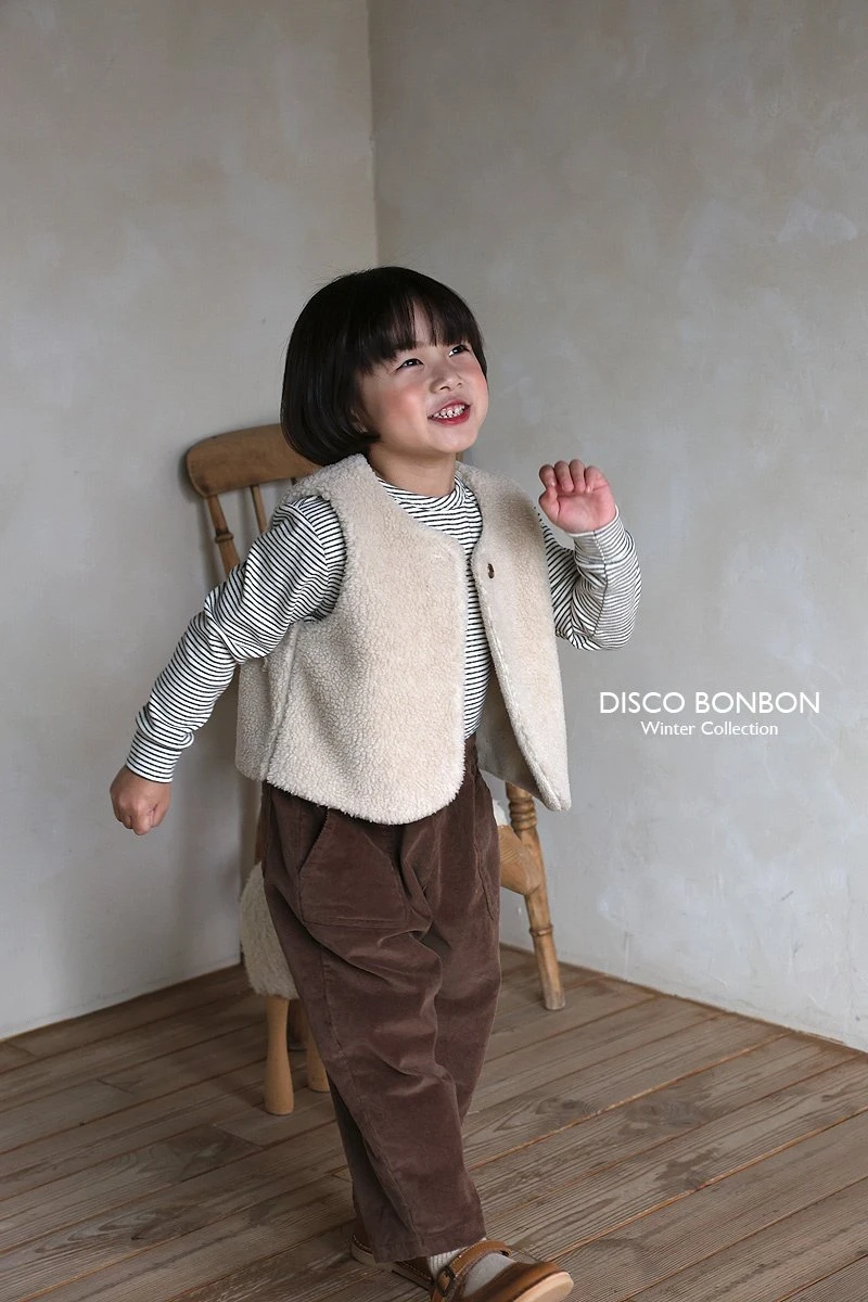 Disco Bonbon - Korean Children Fashion - #Kfashion4kids - Cheese Span Corduroy Pants - 4