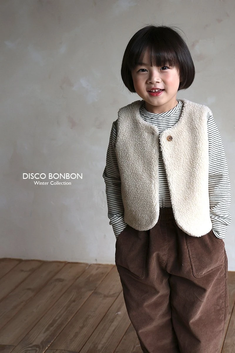 Disco Bonbon - Korean Children Fashion - #magicofchildhood - Cheese Span Corduroy Pants - 5