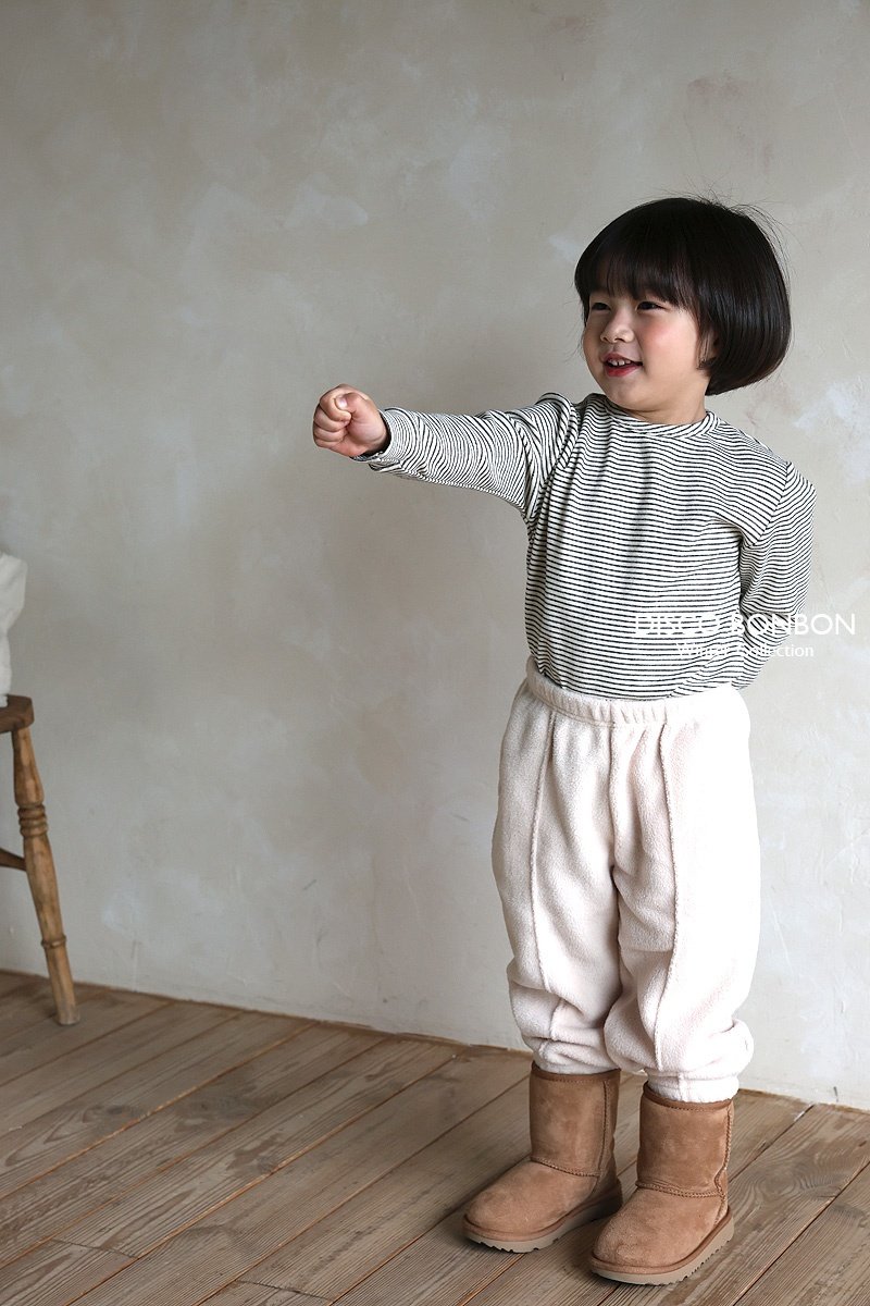 Disco Bonbon - Korean Children Fashion - #prettylittlegirls - Thick Fleece Pants - 3