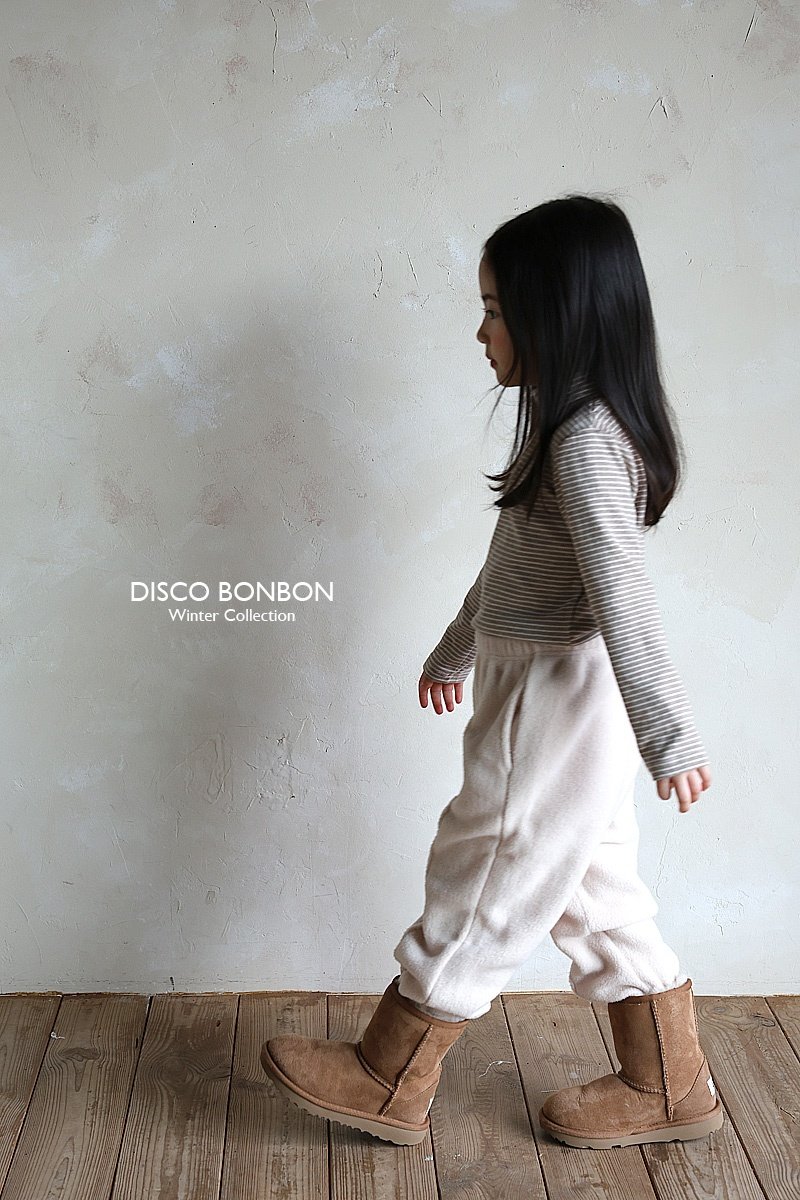 Disco Bonbon - Korean Children Fashion - #stylishchildhood - Thick Fleece Pants - 6