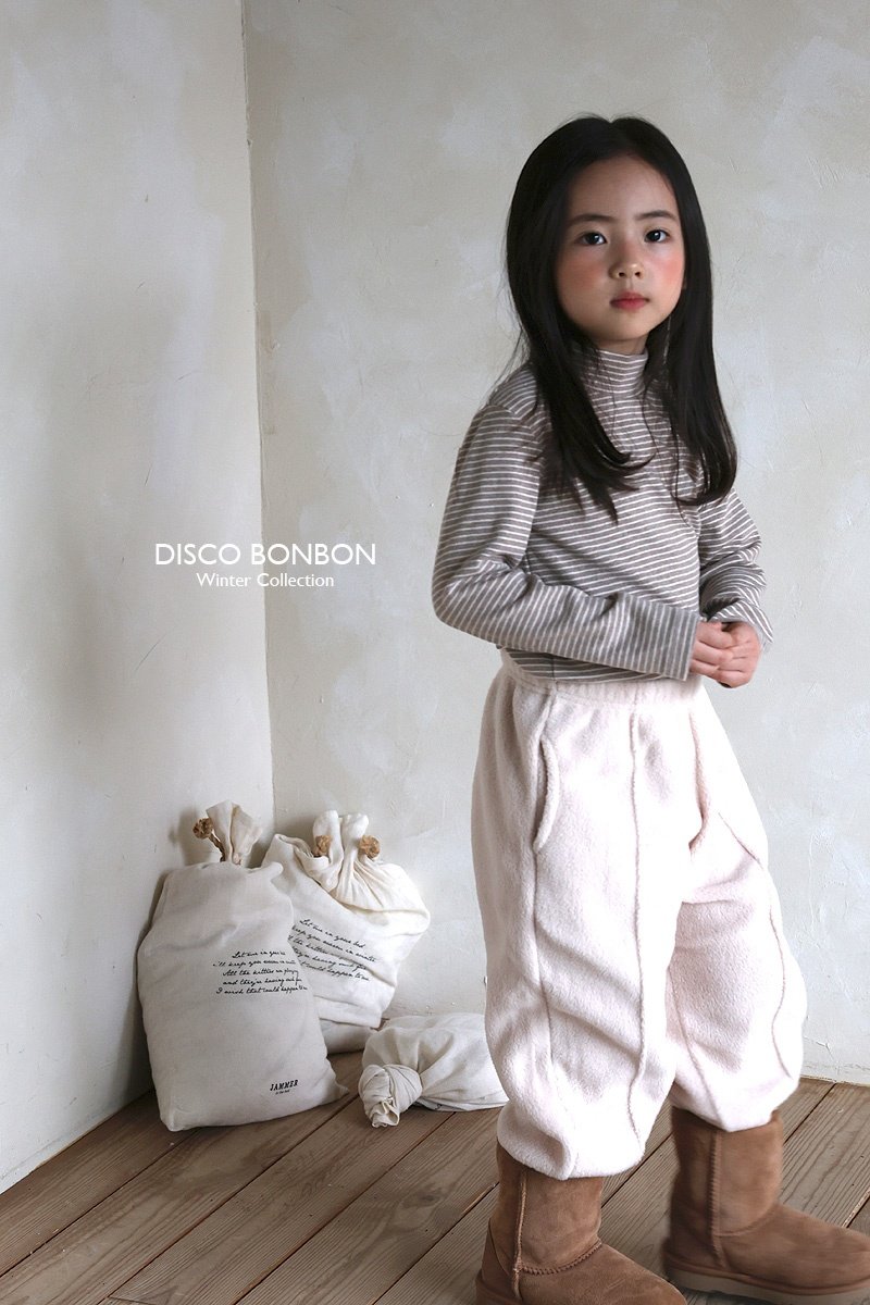 Disco Bonbon - Korean Children Fashion - #prettylittlegirls - Thick Fleece Pants - 4