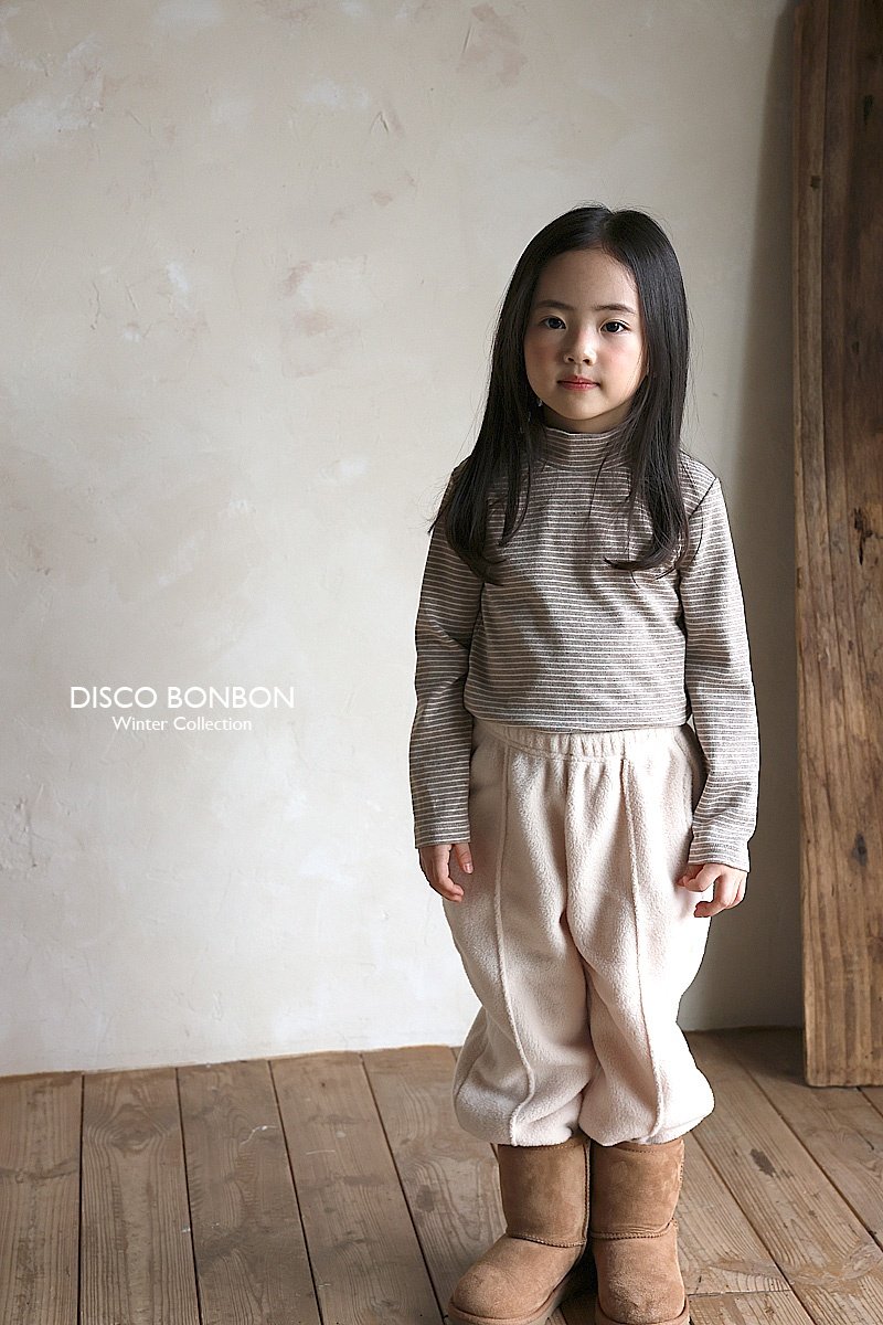 Disco Bonbon - Korean Children Fashion - #toddlerclothing - Thick Fleece Pants - 5