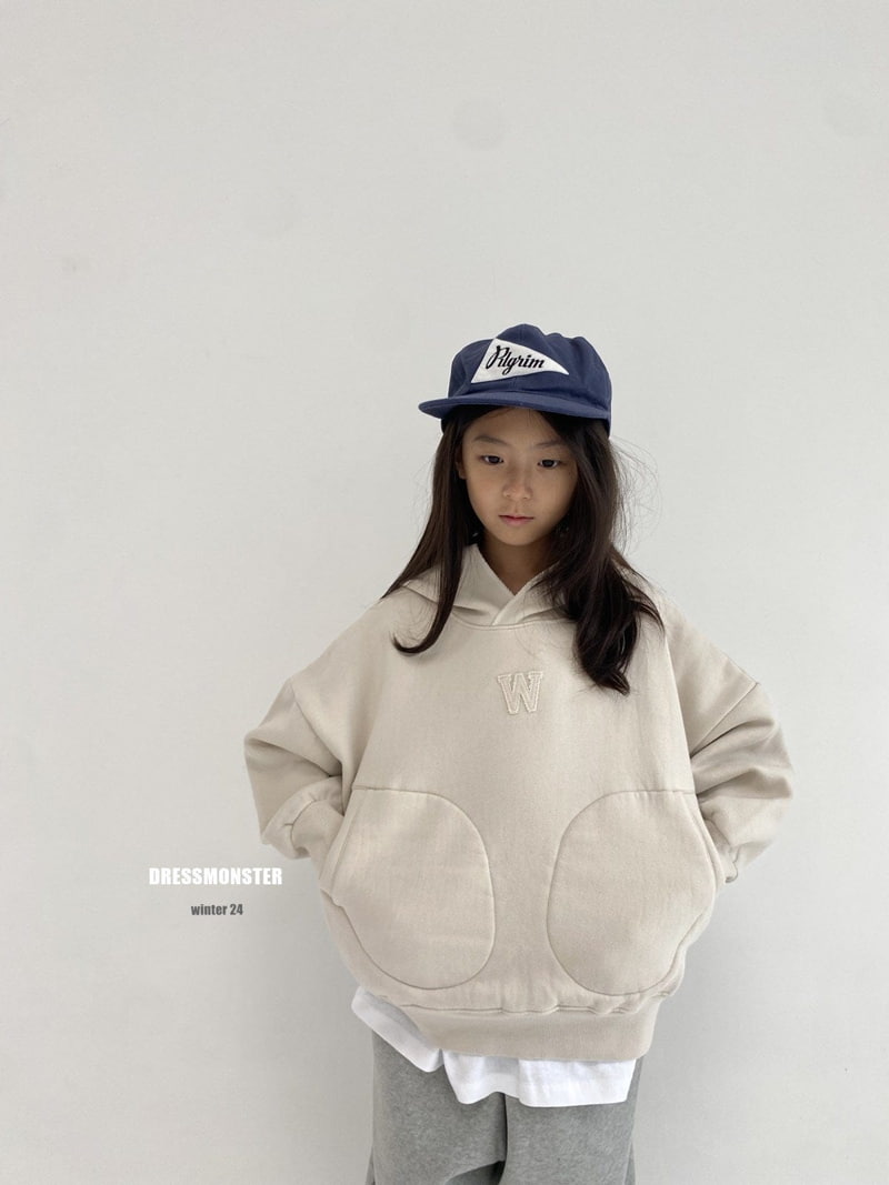 Dress Monster - Korean Children Fashion - #childofig - Vintage Boxing Hood Top - 7