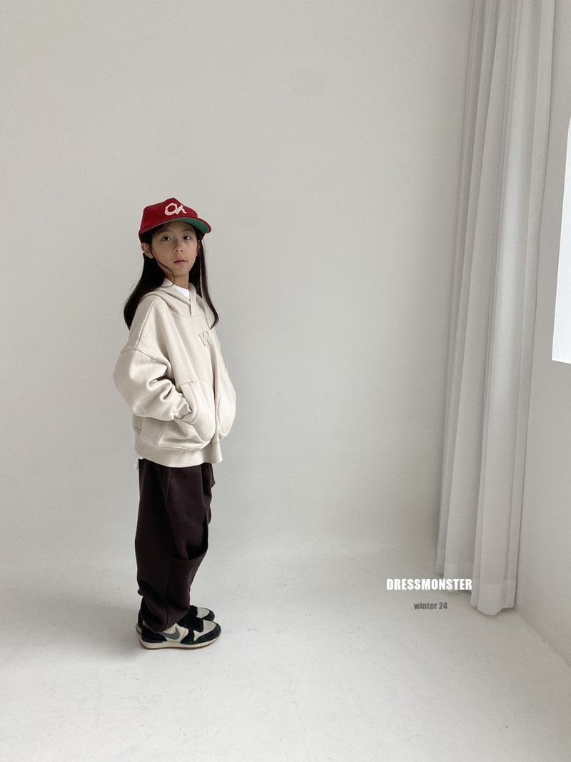 Dress Monster - Korean Children Fashion - #designkidswear - Vintage Boxing Hood Top - 9