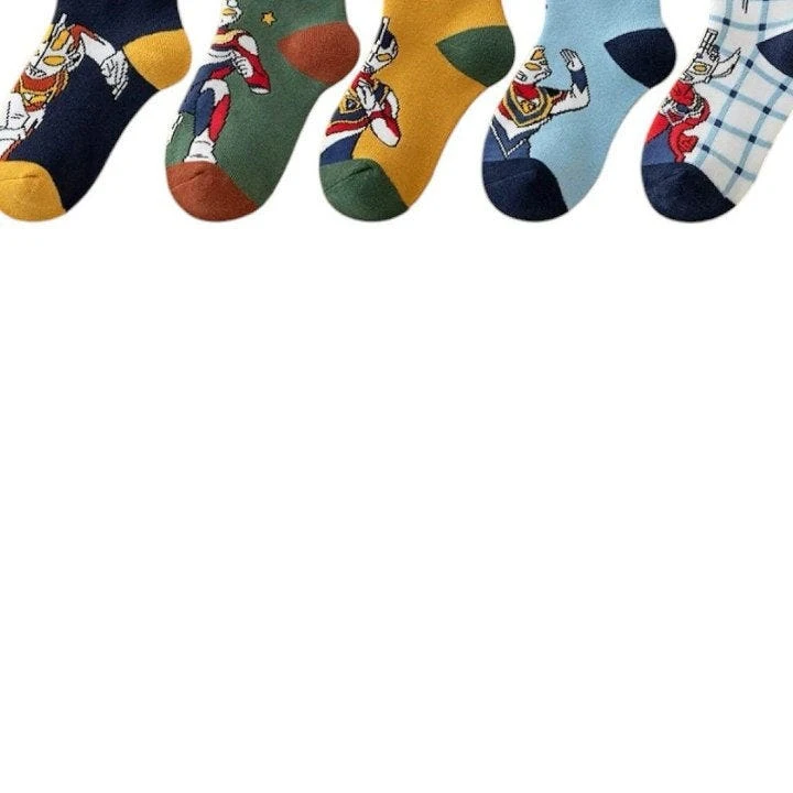 Dudie - Korean Children Fashion - #Kfashion4kids - Hero Socks - 5