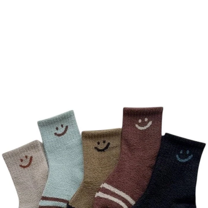 Dudie - Korean Children Fashion - #childofig - Smile Socks - 3