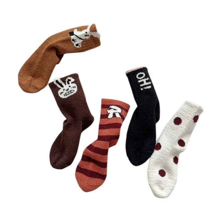 Dudie - Korean Children Fashion - #designkidswear - Arabbit Socks - 8