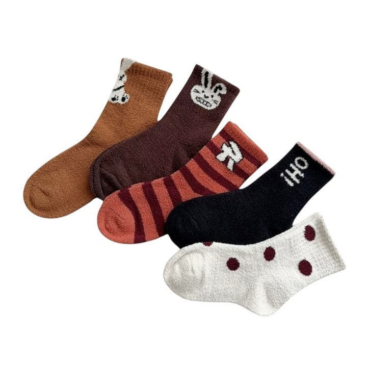 Dudie - Korean Children Fashion - #discoveringself - Arabbit Socks - 9