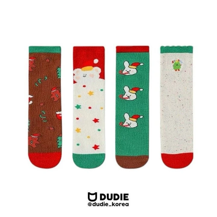 Dudie - Korean Children Fashion - #discoveringself - Merry Bear Socks - 3