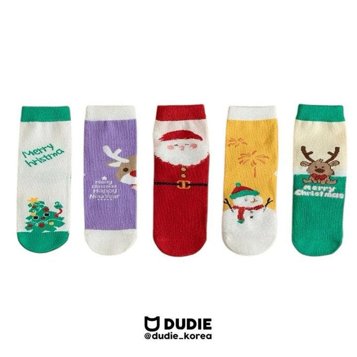 Dudie - Korean Children Fashion - #discoveringself - Rudolph Socks