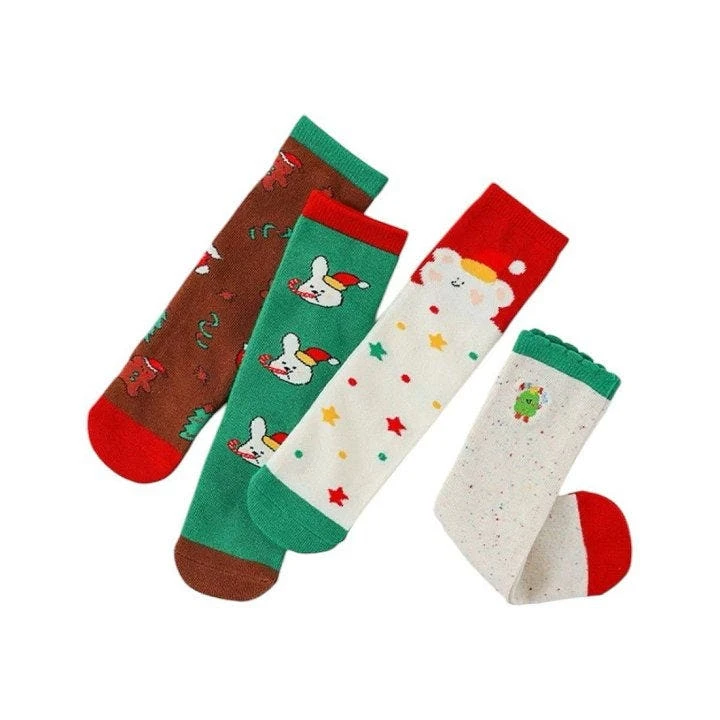 Dudie - Korean Children Fashion - #discoveringself - Merry Bear Socks - 4