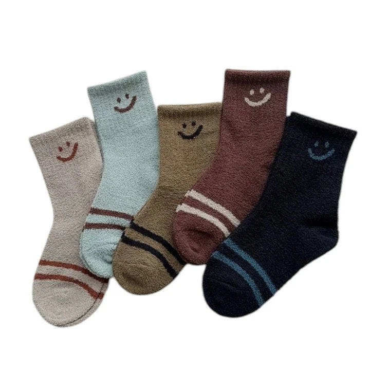 Dudie - Korean Children Fashion - #kidsshorts - Smile Socks - 9