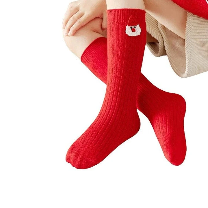 Dudie - Korean Children Fashion - #kidsshorts - Coco Christmas Socks - 6