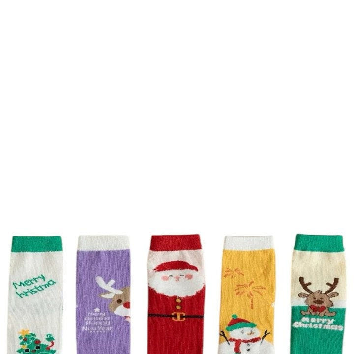 Dudie - Korean Children Fashion - #kidsshorts - Rudolph Socks - 3