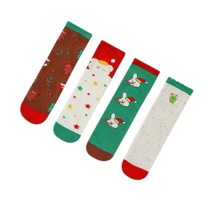 Dudie - Korean Children Fashion - #kidzfashiontrend - Merry Bear Socks - 7