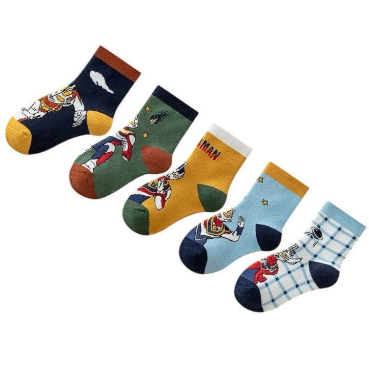 Dudie - Korean Children Fashion - #kidsstore - Hero Socks - 4