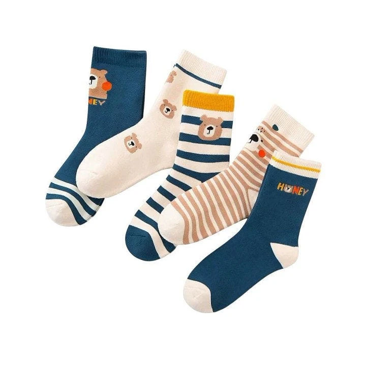 Dudie - Korean Children Fashion - #littlefashionista - Teddy Socks - 5