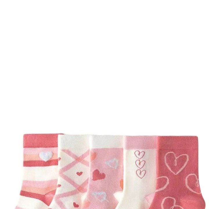 Dudie - Korean Children Fashion - #Kfashion4kids - Heart Bell Socks - 4