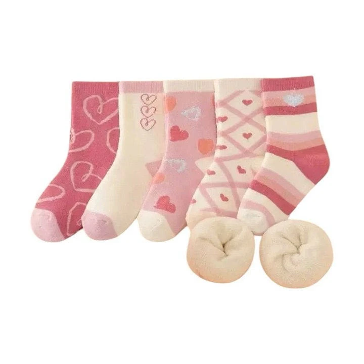 Dudie - Korean Children Fashion - #magicofchildhood - Heart Bell Socks - 5