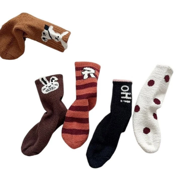 Dudie - Korean Children Fashion - #minifashionista - Arabbit Socks - 3