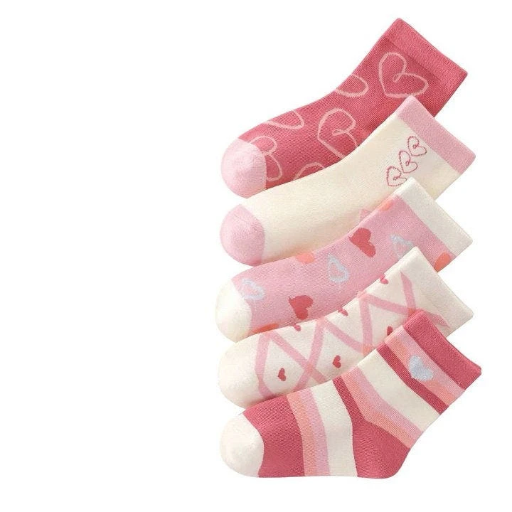 Dudie - Korean Children Fashion - #prettylittlegirls - Heart Bell Socks - 7