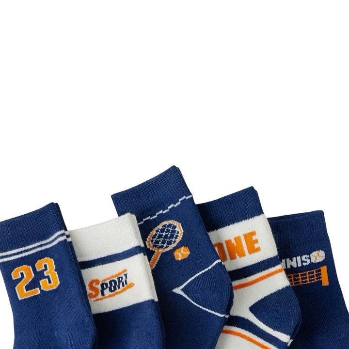 Dudie - Korean Children Fashion - #stylishchildhood - Tennis Socks - 9