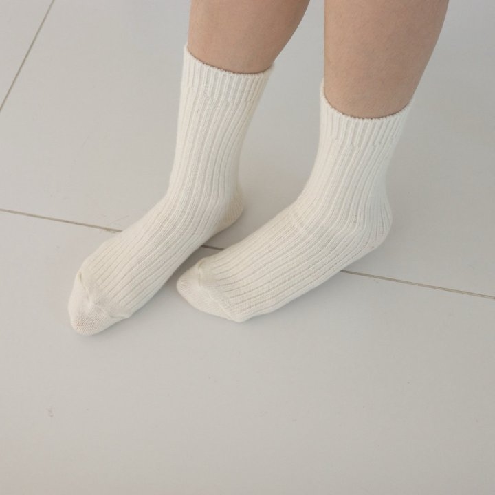 Eeiitt - Korean Women Fashion - #momslook - Cashmere Wool Rib Socks - 9