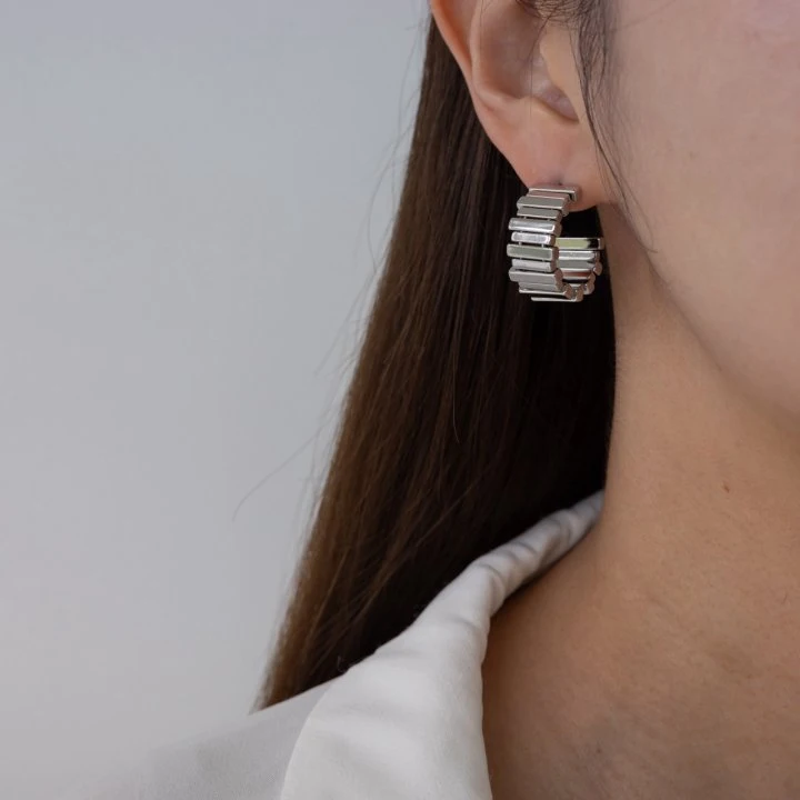 Eeiitt - Korean Women Fashion - #momslook - Caela Ring Earring - 8