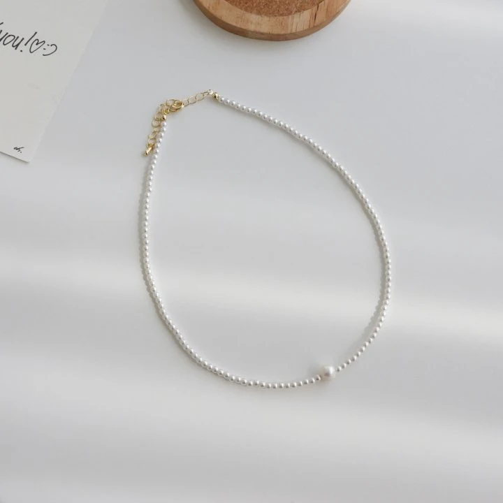 Eeiitt - Korean Women Fashion - #womensfashion - Rie Ball Necklace - 4